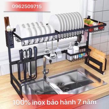 Kệ chén bát thông minh 100% inox304 chính hãng bảo hành 7 năm