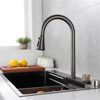 Chậu rửa bát 1 hố đa năng SINKHOUSE kèm vòi (INOX SUS304)